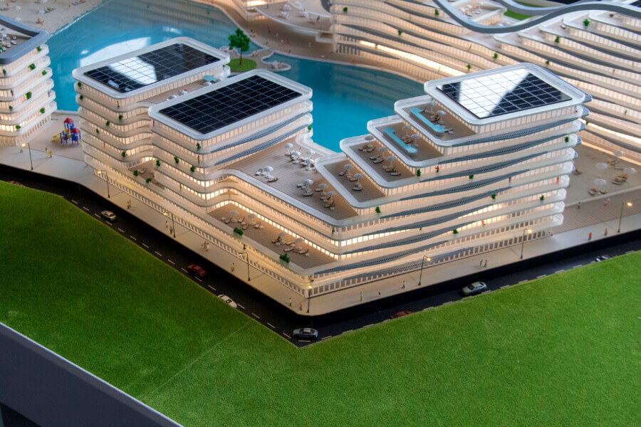  Architectural Model - Lagoon City