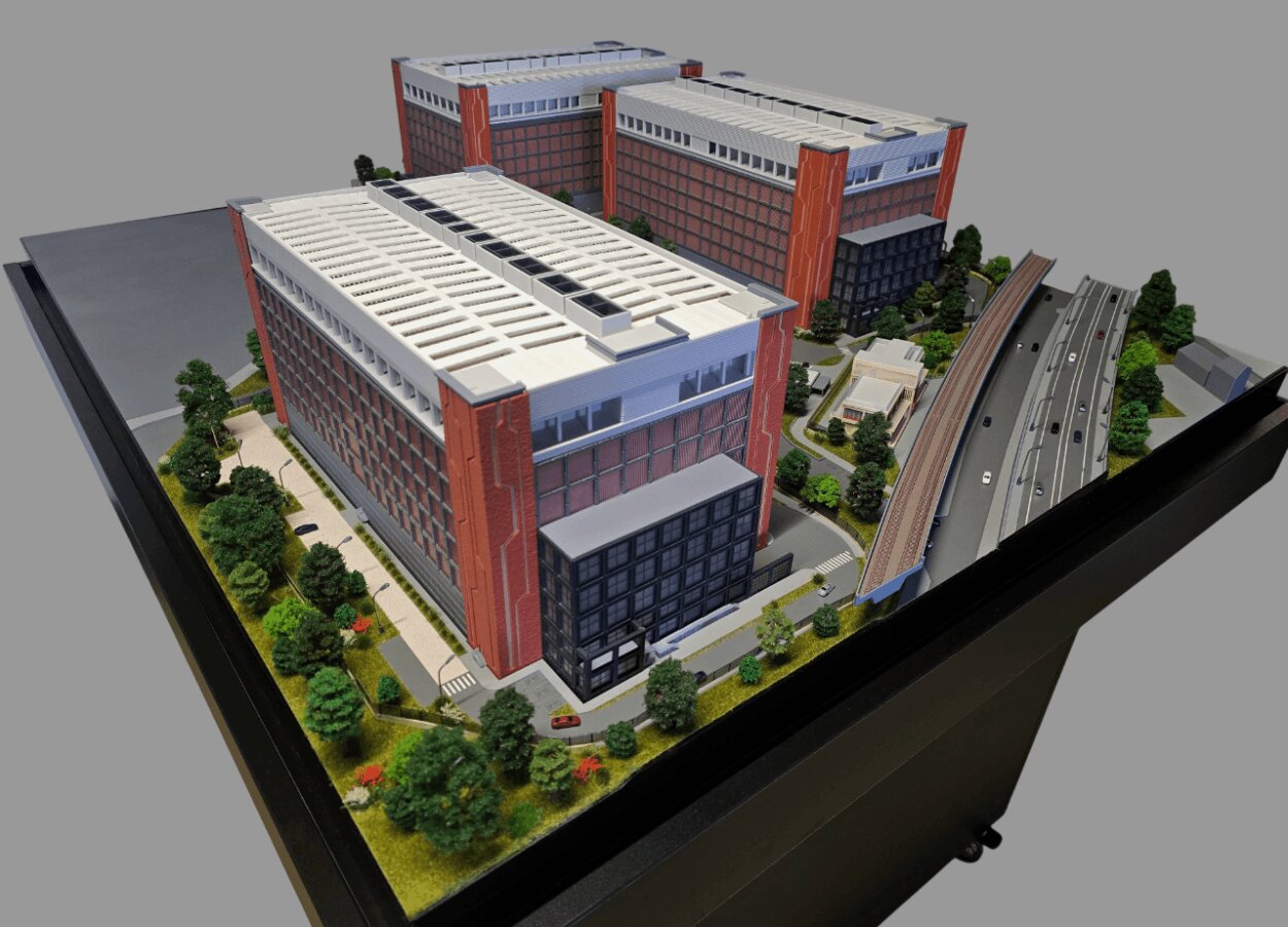 data center architectural scale model